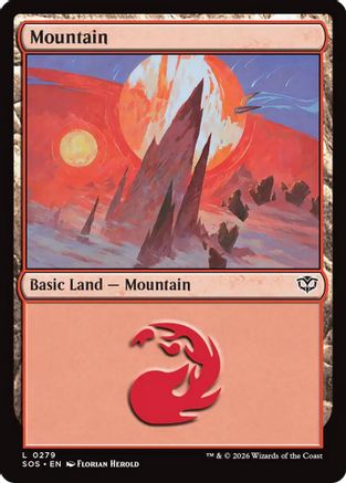 Mountain (0279)  (SOS-279) - [Secrets of Strixhaven] - Trinity Hobby