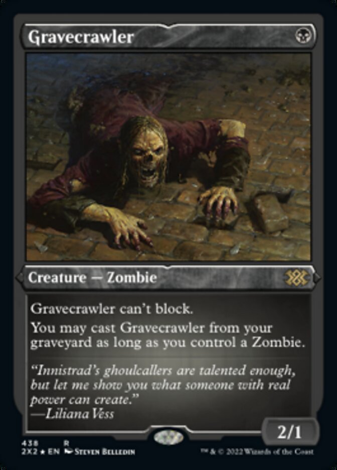 Gravecrawler (Foil Etched) [Double Masters 2022] - Trinity Hobby