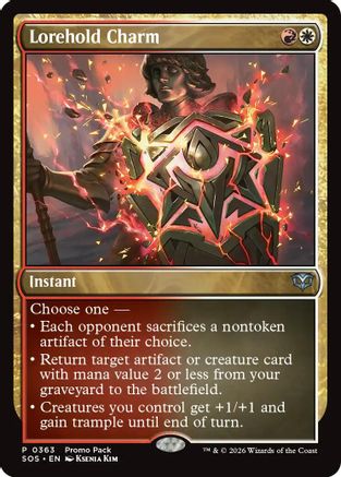 Lorehold Charm  (PPSOS-363) - [Promo Pack: Secrets of Strixhaven]
