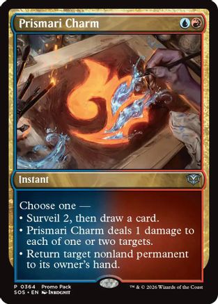 Prismari Charm  [Foil]  (PPSOS-364) - [Promo Pack: Secrets of Strixhaven] - Trinity Hobby