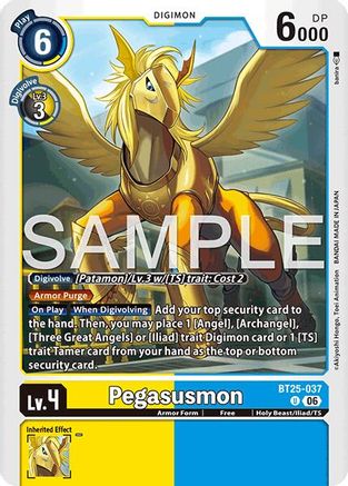 Pegasusmon (BT25-037) - [Dual Revolution]
