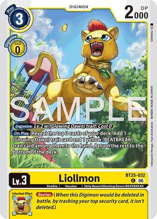 Liollmon (BT25-032) - [Dual Revolution]