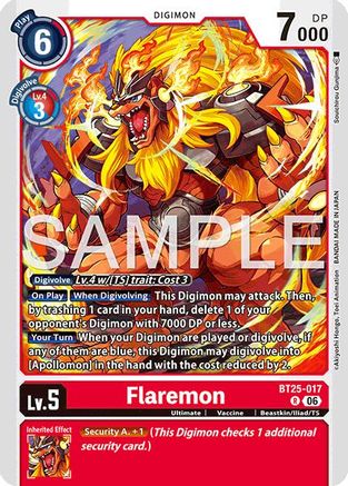 Flaremon (BT25-017) - [Dual Revolution] Foil