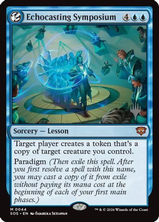 Echocasting Symposium  [Foil]  (PPSOS-044) - [Promo Pack: Secrets of Strixhaven] - Trinity Hobby