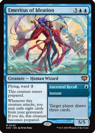 Emeritus of Ideation  [Foil]  (PPSOS-045) - [Promo Pack: Secrets of Strixhaven] - Trinity Hobby