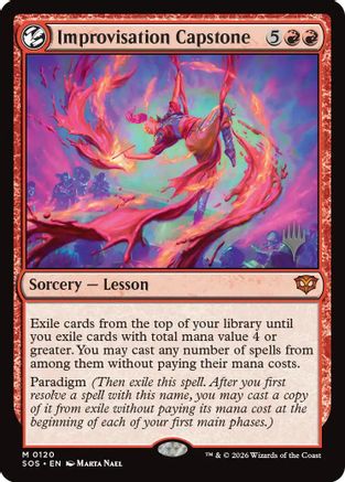 Improvisation Capstone  (PPSOS-120) - [Promo Pack: Secrets of Strixhaven]