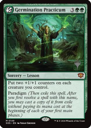 Germination Practicum  [Foil]  (PPSOS-149) - [Promo Pack: Secrets of Strixhaven]