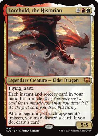 Lorehold, the Historian  (PPSOS-201) - [Promo Pack: Secrets of Strixhaven]