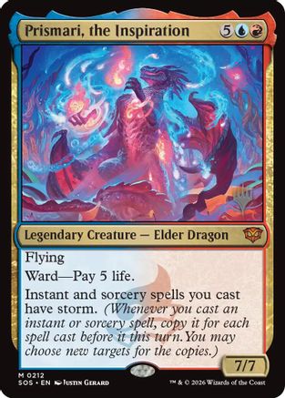 Prismari, the Inspiration  [Foil]  (PPSOS-212) - [Promo Pack: Secrets of Strixhaven]