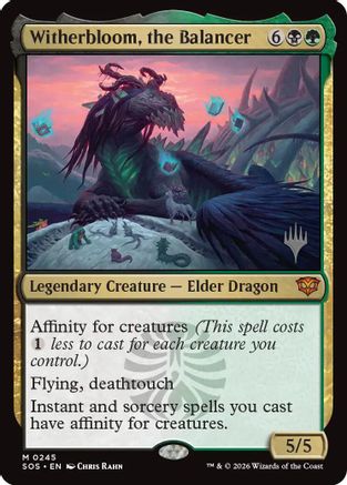 Witherbloom, the Balancer  [Foil]  (PPSOS-245) - [Promo Pack: Secrets of Strixhaven]