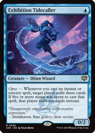 Exhibition Tidecaller  (PPSOS-048) - [Promo Pack: Secrets of Strixhaven]