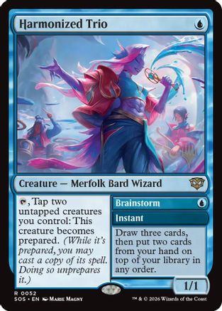 Harmonized Trio  (PPSOS-052) - [Promo Pack: Secrets of Strixhaven]