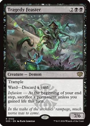 Tragedy Feaster  (PPSOS-102) - [Promo Pack: Secrets of Strixhaven]