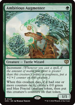 Ambitious Augmenter  [Foil]  (PPSOS-140) - [Promo Pack: Secrets of Strixhaven]