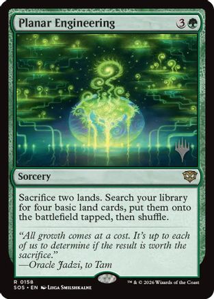 Planar Engineering  [Foil]  (PPSOS-158) - [Promo Pack: Secrets of Strixhaven]