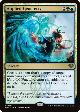Applied Geometry  [Foil]  (PPSOS-172) - [Promo Pack: Secrets of Strixhaven] - Trinity Hobby
