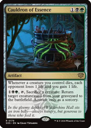 Cauldron of Essence  (PPSOS-179) - [Promo Pack: Secrets of Strixhaven] - Trinity Hobby