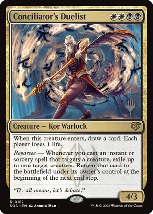 Conciliator's Duelist  [Foil]  (PPSOS-182) - [Promo Pack: Secrets of Strixhaven]