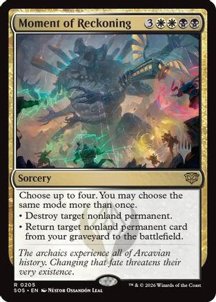 Moment of Reckoning  (PPSOS-205) - [Promo Pack: Secrets of Strixhaven]