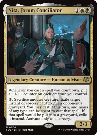 Nita, Forum Conciliator  (PPSOS-206) - [Promo Pack: Secrets of Strixhaven] - Trinity Hobby