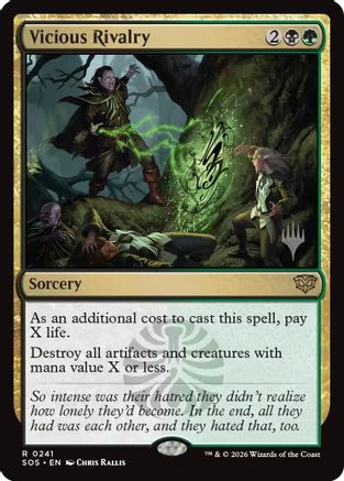 Vicious Rivalry  (PPSOS-241) - [Promo Pack: Secrets of Strixhaven]