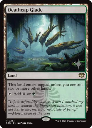 Deathcap Glade  [Foil]  (PPSOS-253) - [Promo Pack: Secrets of Strixhaven] - Trinity Hobby