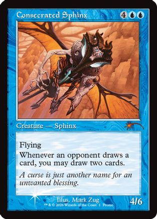 Consecrated Sphinx (Retro Frame)  [Foil]  (MFP-001) - [MagicFest Cards]