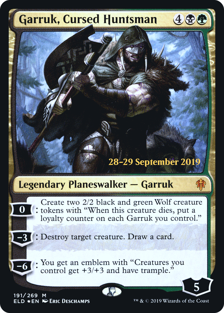 Garruk, chasseur maudit [Promotions avant-première du Trône d'Eldraine] 