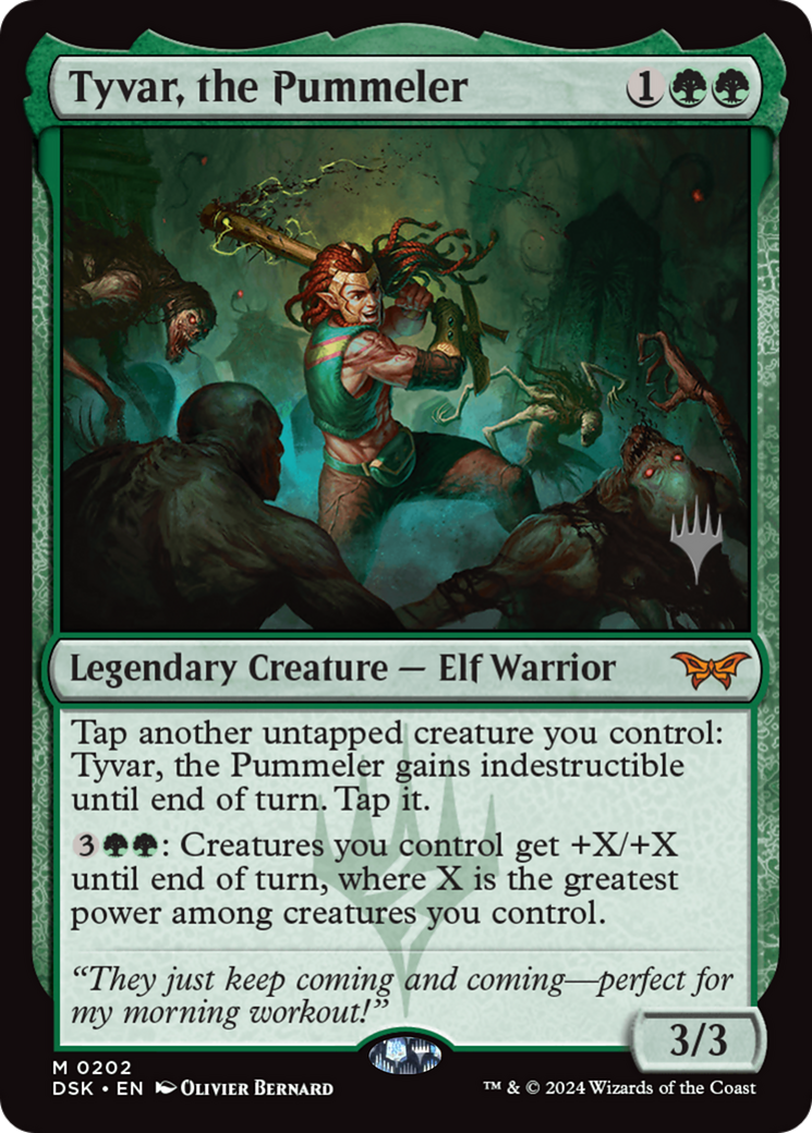 Tyvar, the Pummeler (Promo Pack) [Duskmourn: House of Horror Promos] - Trinity Hobby