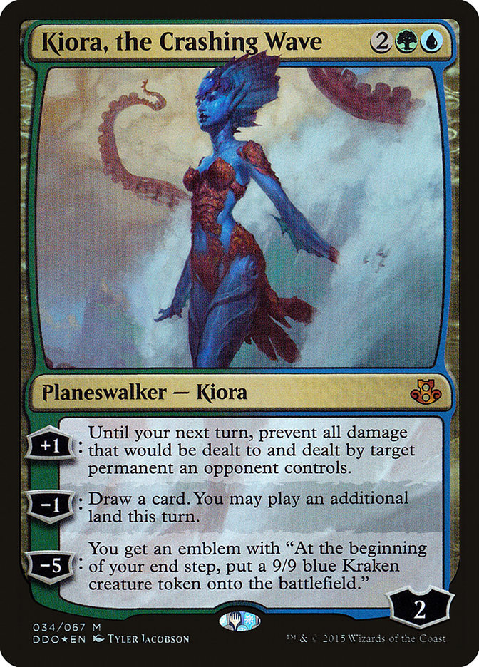 Kiora, the Crashing Wave [Duel Decks: Elspeth vs. Kiora] - Trinity Hobby