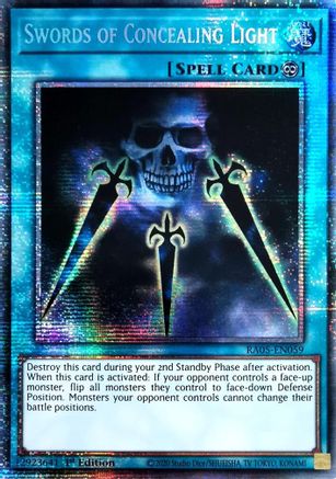 Swords of Concealing Light (Starlight Rare) [RA05-EN059] - Rarity Collection 5 1st Edition - Starlight Rare - Trinity Hobby