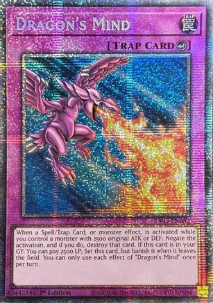 Dragon's Mind (Starlight Rare) [RA05-EN082] - Rarity Collection 5 1st Edition - Starlight Rare - Trinity Hobby