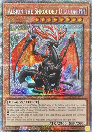 Albion the Shrouded Dragon (Starlight Rare) [RA05-EN019] - Rarity Collection 5 1st Edition - Starlight Rare - Trinity Hobby