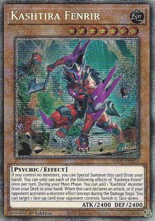 Kashtira Fenrir (Starlight Rare) [RA05-EN024] - Rarity Collection 5 1st Edition - Starlight Rare - Trinity Hobby