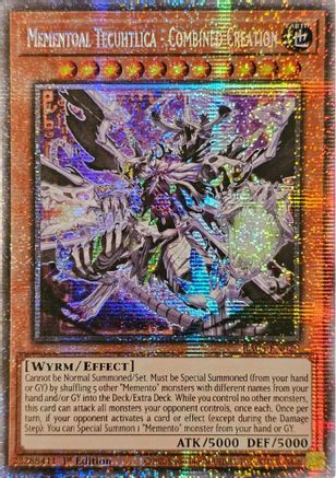Mementoal Tecuhtlica - Combined Creation (Starlight Rare) [RA05-EN029] - Rarity Collection 5 1st Edition - Starlight Rare - Trinity Hobby