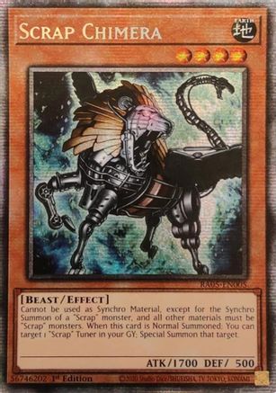 Scrap Chimera (Starlight Rare) [RA05-EN005] - Rarity Collection 5 1st Edition - Starlight Rare - Trinity Hobby