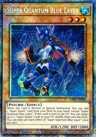 Super Quantum Blue Layer (Starlight Rare) [RA05-EN009] - Rarity Collection 5 1st Edition - Starlight Rare - Trinity Hobby