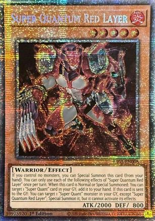 Super Quantum Red Layer (Starlight Rare) [RA05-EN008] - Rarity Collection 5 1st Edition - Starlight Rare - Trinity Hobby