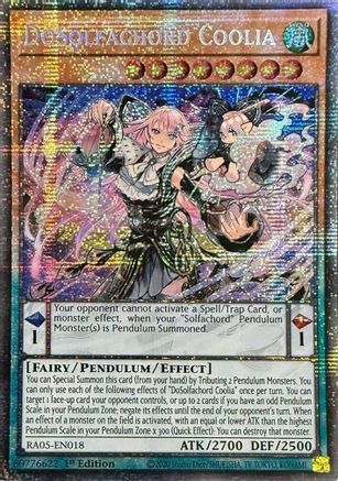 DoSolfachord Coolia (Starlight Rare) [RA05-EN018] - Rarity Collection 5 1st Edition - Starlight Rare - Trinity Hobby