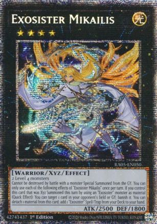 Exosister Mikailis (Starlight Rare) [RA05-EN050] - Rarity Collection 5 1st Edition - Starlight Rare - Trinity Hobby