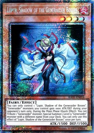 Loptr, Shadow of the Generaider Bosses (Starlight Rare) [RA05-EN051] - Rarity Collection 5 1st Edition - Starlight Rare - Trinity Hobby