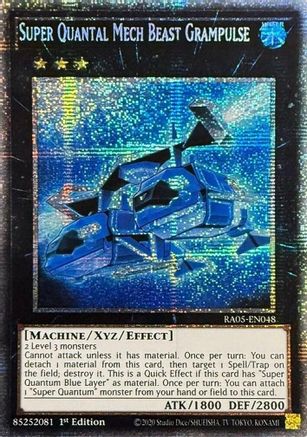 Super Quantal Mech Beast Grampulse (Starlight Rare) [RA05-EN048] - Rarity Collection 5 1st Edition - Starlight Rare - Trinity Hobby