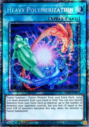 Heavy Polymerization (Starlight Rare) [RA05-EN071] - Rarity Collection 5 1st Edition - Starlight Rare - Trinity Hobby