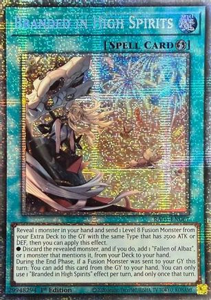 Branded in High Spirits (Starlight Rare) [RA05-EN067] - Rarity Collection 5 1st Edition - Starlight Rare - Trinity Hobby