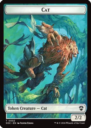 Cat // Inkling (0022) Double-Sided Token  (SOC-2 // 22) - [Commander: Secrets of Strixhaven]