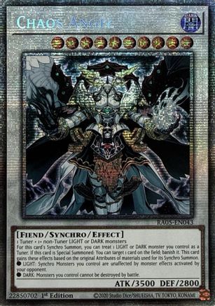 Chaos Angel (Starlight Rare) [RA05-EN043] - Rarity Collection 5 1st Edition - Starlight Rare - Trinity Hobby