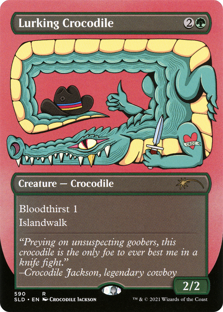 Lurking Crocodile [Secret Lair Drop Promos] - Trinity Hobby