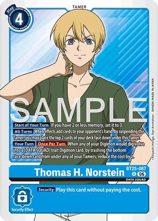 Thomas H. Norstein (BT25-087) - [Dual Revolution] Foil