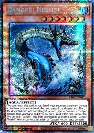 Danger! Nessie! (Starlight Rare) [RA05-EN012] - Rarity Collection 5 1st Edition - Starlight Rare - Trinity Hobby