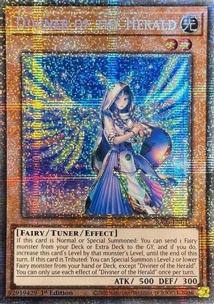 Diviner of the Herald (Starlight Rare) [RA05-EN017] - Rarity Collection 5 1st Edition - Starlight Rare - Trinity Hobby